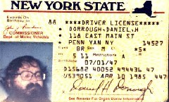 Documents Drivers License Dan Dorrough NYS